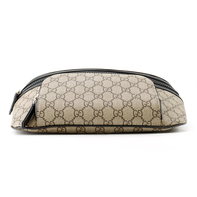 グッチ ボディバッグ GGスプリーム ベルトバッグ 779843 GUCCI ウエストバッグ 黒