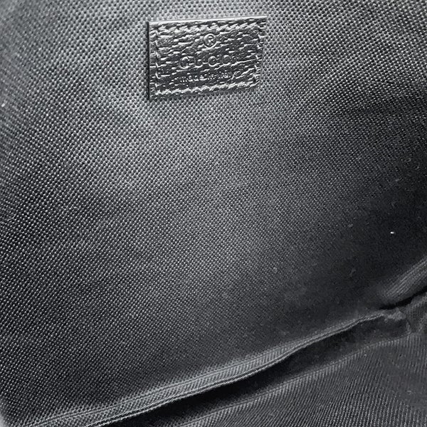 グッチ ボディバッグ ジャンボGG ウエストバッグ キャンバス 696031 GUCCI ベルトバッグ 黒