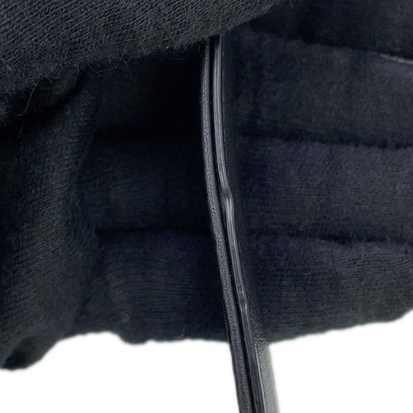 シャネル チェーンショルダーバッグ シェブロン ココマーク レザー CHANEL Vステッチ 黒 2way
