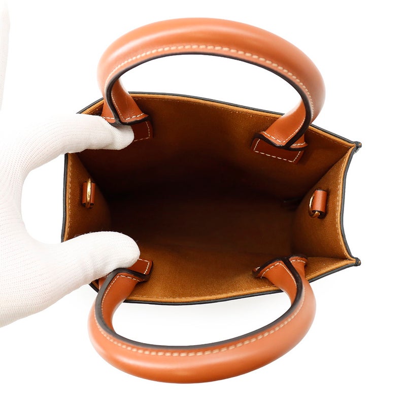 セリーヌ ハンドバッグ トリオンフ ミニ バーティカル カバ PVC レザー 194372 CELINE 2way