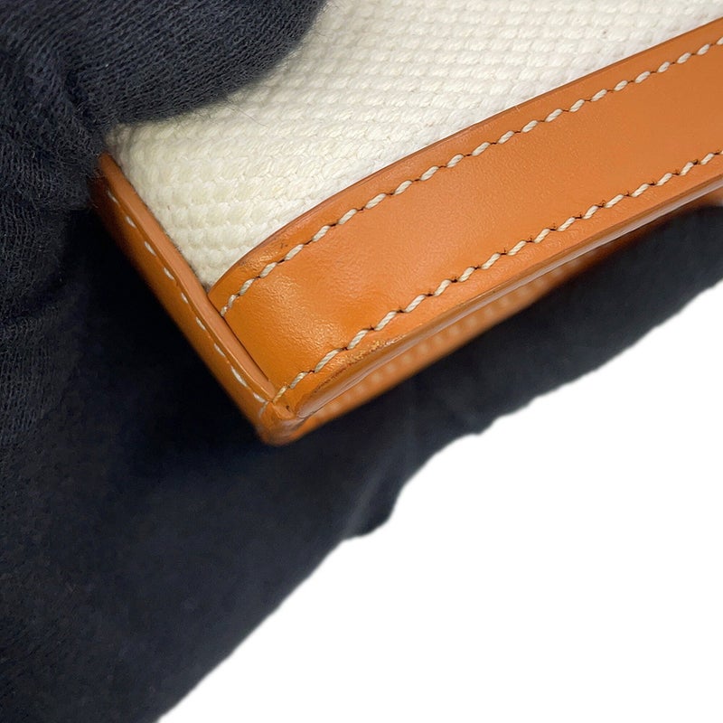 セリーヌ ハンドバッグ ミニ バーティカル カバ キャンバス レザー 193302 CELINE 2way