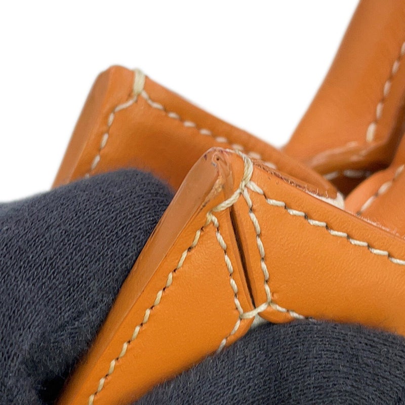 セリーヌ ハンドバッグ ミニ バーティカル カバ キャンバス レザー 193302 CELINE 2way