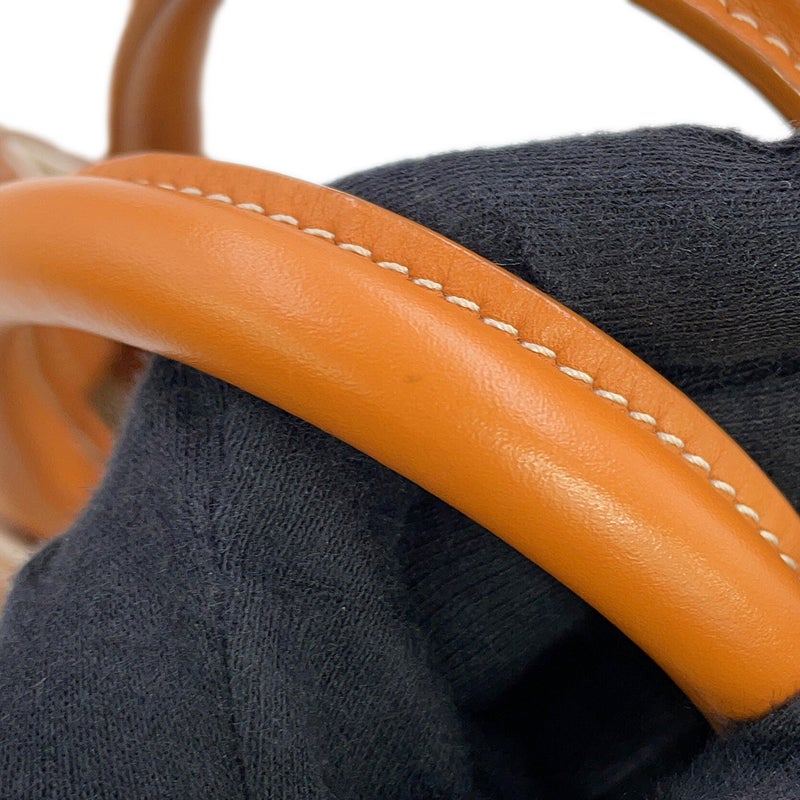セリーヌ ハンドバッグ ミニ バーティカル カバ キャンバス レザー 193302 CELINE 2way