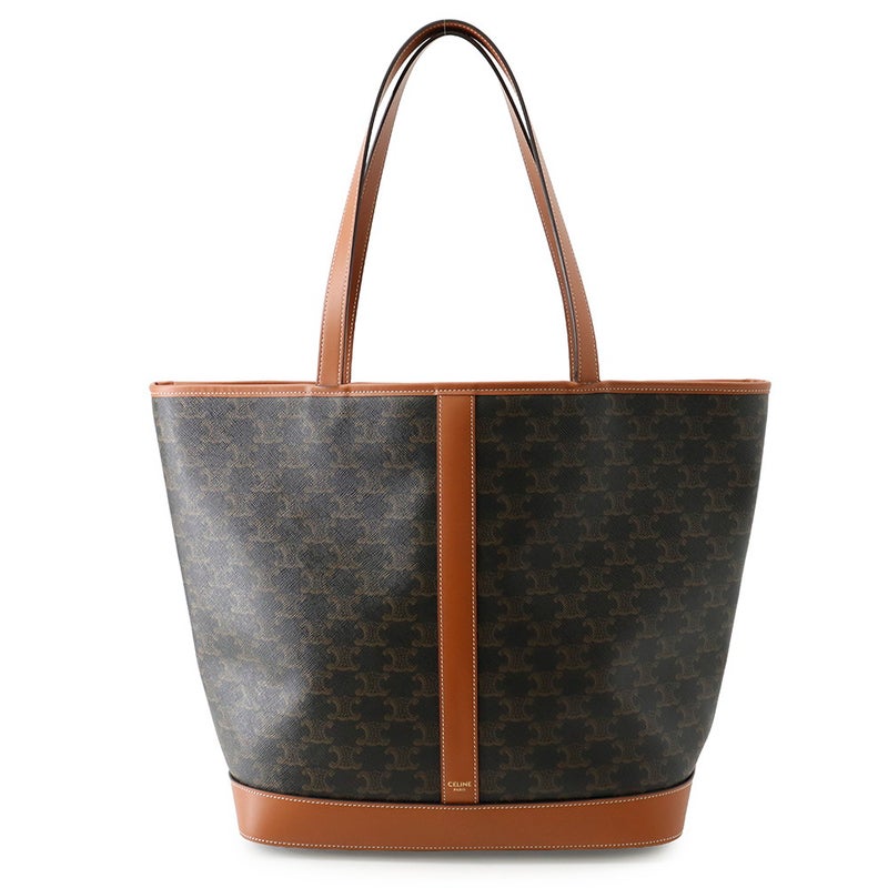セリーヌ トートバッグ トリオンフ カバ ミディアム PVC/レザー 115072 CELINE