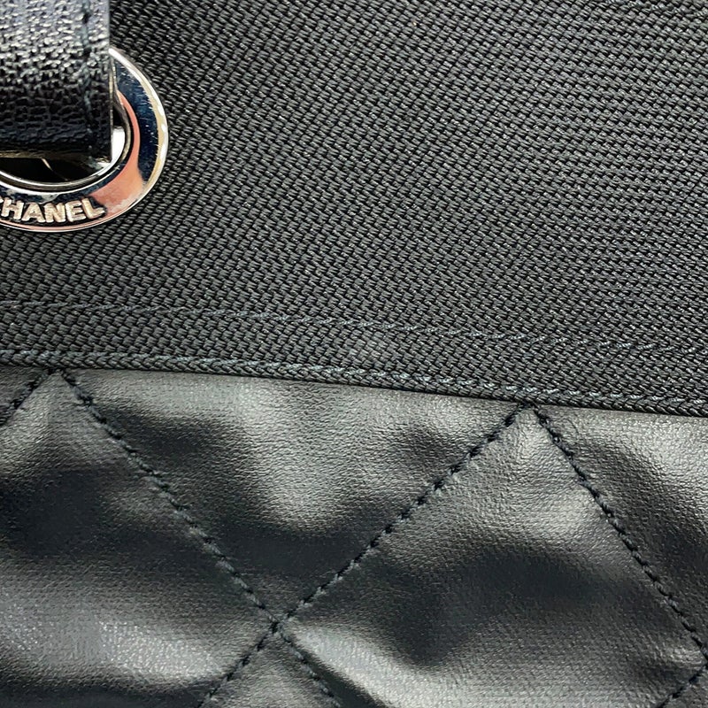 シャネル トートバッグ マトラッセ パリビアリッツ トートMM ココチャーム A34209 CHANEL 黒