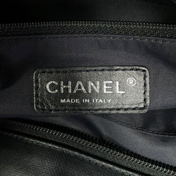 シャネル トートバッグ マトラッセ パリビアリッツ トートMM ココチャーム A34209 CHANEL 黒