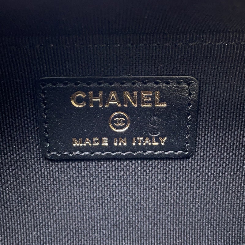 シャネル チェーンショルダーバッグ ボーイシャネル ミニ キャビアスキン AP2708 CHANEL バッグ 黒 セール品