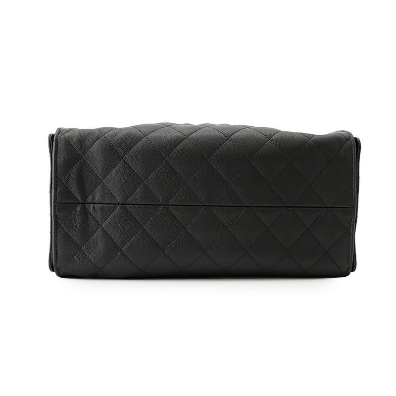 シャネル チェーンショルダーバッグ CHANEL25 ミディアム ココマーク マトラッセ キャビアスキン AS5311 CHANEL 黒