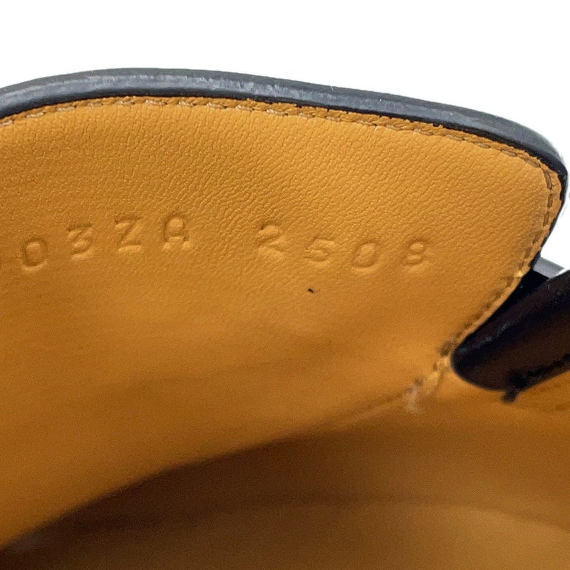 エルメス ローファー モカシン オノレ カーフレザー メンズサイズ40 HERMES 靴 黒
