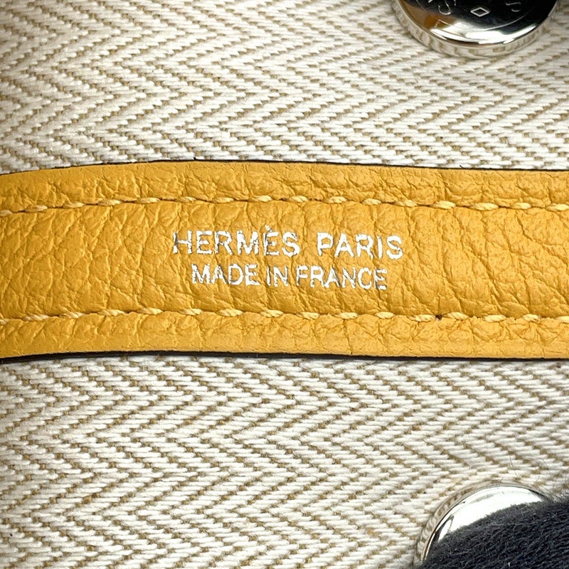 エルメス トートバッグ ネオ・ガーデン 23 ガーデンパーティ パイユ/シルバー金具 ネゴンダ G刻印