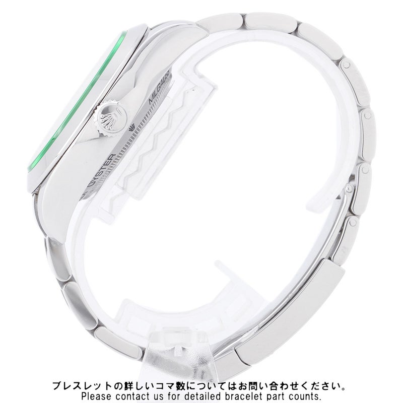 ロレックス ミルガウス グリーンガラス ランダムシリアル ルーレット 116400GV ROLEX 腕時計 黒文字盤