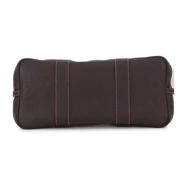 エルメス トートバッグ ガーデンパーティPM ナチュラル/マロン/シルバー金具 トワルアッシュ/ブッフルスキッパー □I刻印
