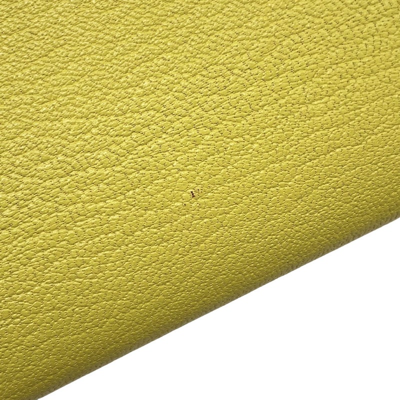 エルメス ミニケリー2 外縫い ライム/シルバー金具 シェブルミゾル U刻印 HERMES ２wayショルダー