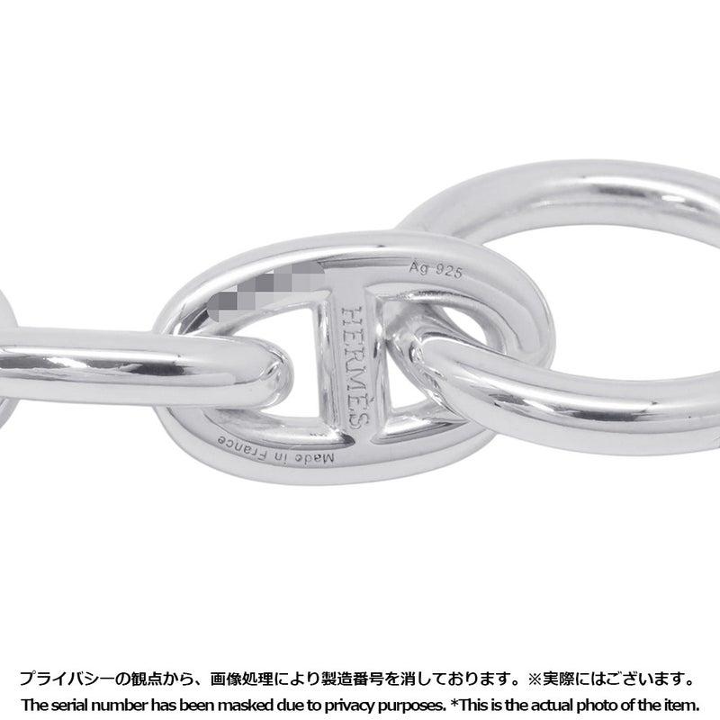 エルメス ブレスレット シェーヌダンクルMM 15コマ SV925シルバー HERMES Chaine d'Ancre ジュエリー