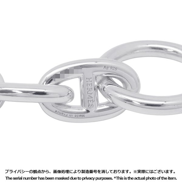 エルメス ブレスレット シェーヌダンクルMM 15コマ SV925シルバー HERMES Chaine d'Ancre ジュエリー