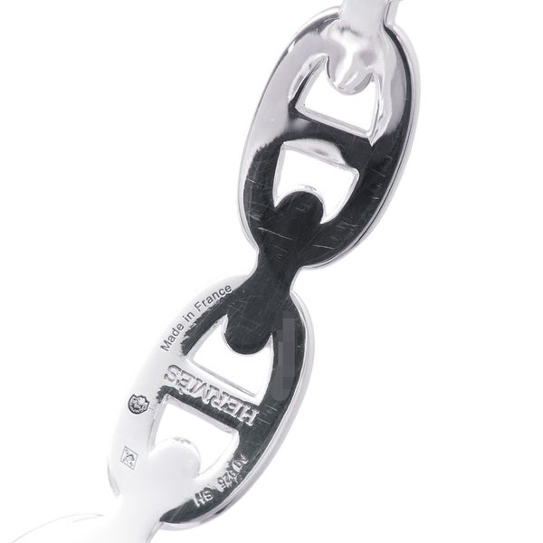 エルメス ブレスレット シェーヌダンクル アンシェネ ダブル SV925シルバー サイズSH HERMES バングル Chaine d'Ancre Enchainee