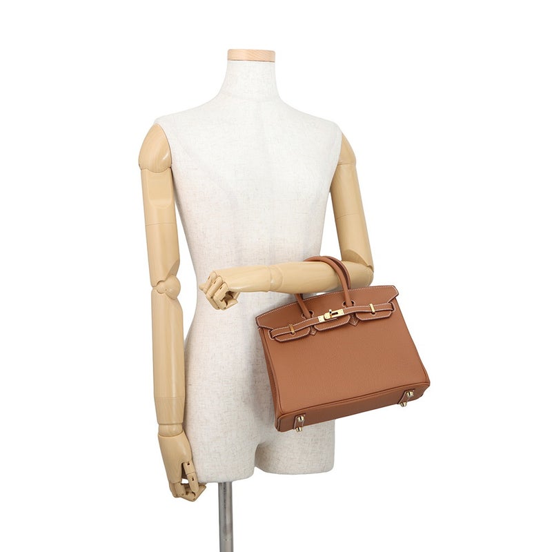 エルメス バーキン25 ゴールド/ゴールド金具 トゴ G刻印 HERMES Birkin ハンドバッグ