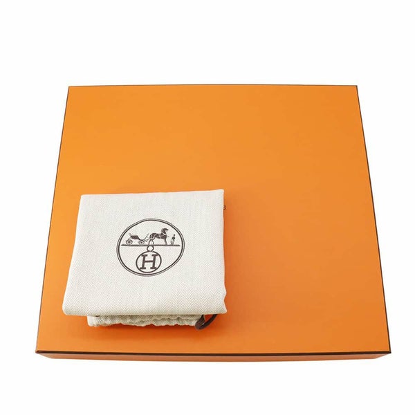 エルメス トートバッグ ガーデンパーティTPM エトゥープ/オレンジ/シルバー金具 トワルオフィシエ/ネゴンダ K刻印