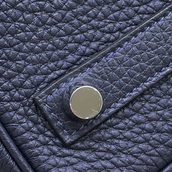 エルメス バーキン25 ブルーニュイ/シルバー金具 トゴ Z刻印 HERMES Birkin ハンドバッグ