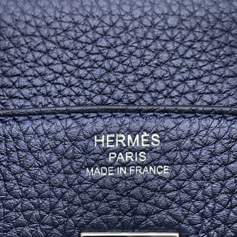 エルメス バーキン25 ブルーニュイ/シルバー金具 トゴ Z刻印 HERMES Birkin ハンドバッグ