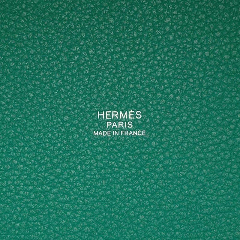 エルメス ハンドバッグ ピコタンロックPM ヴェールヴェルティゴ/シルバー金具 トリヨンモーリス U刻印