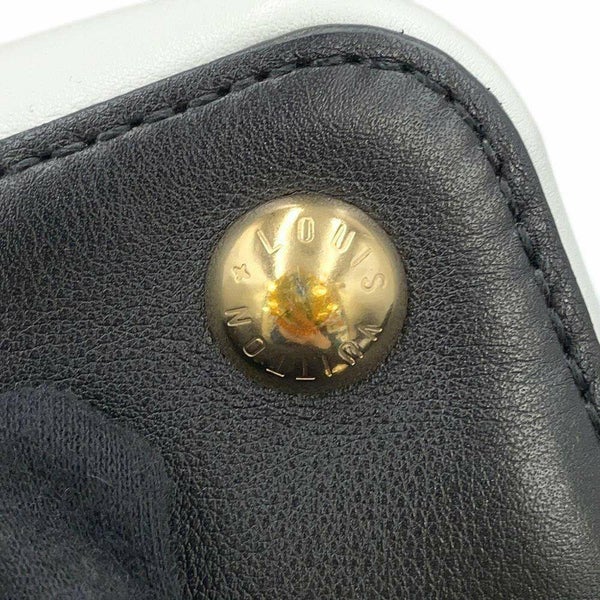 ルイヴィトン ハンドバッグ カーフレザー カプシーヌBB M20373 LOUIS VUITTON 2way 白 黒 ブラック ドット