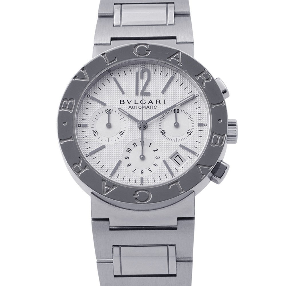 ブルガリ ブルガリブルガリ クロノグラフ BVLGARI 腕時計 黒文字盤 ブルガリ ブルガリブルガリ クロノグラフ BVLGARI 腕時計 黒文字盤