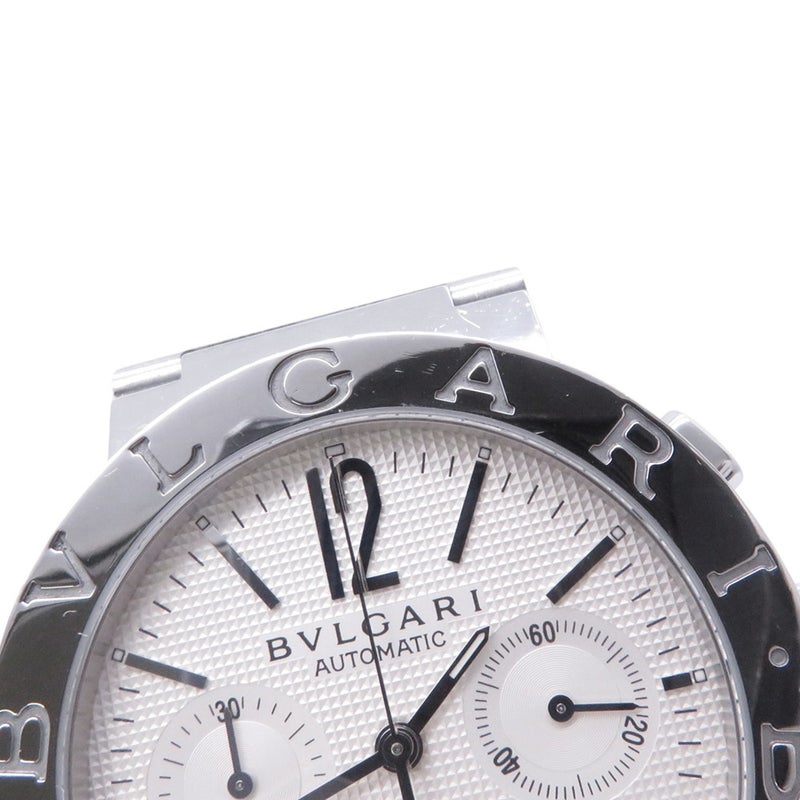 ブルガリ ブルガリブルガリ クロノグラフ BVLGARI 腕時計 黒文字盤