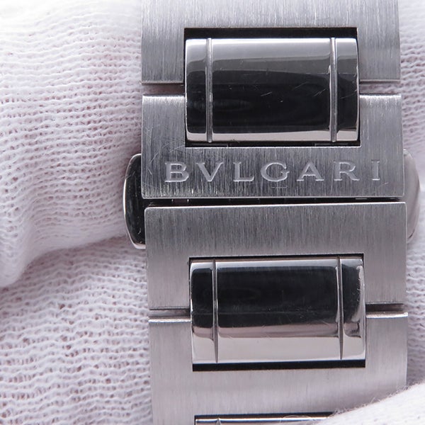ブルガリ ブルガリブルガリ クロノグラフ BVLGARI 腕時計 黒文字盤