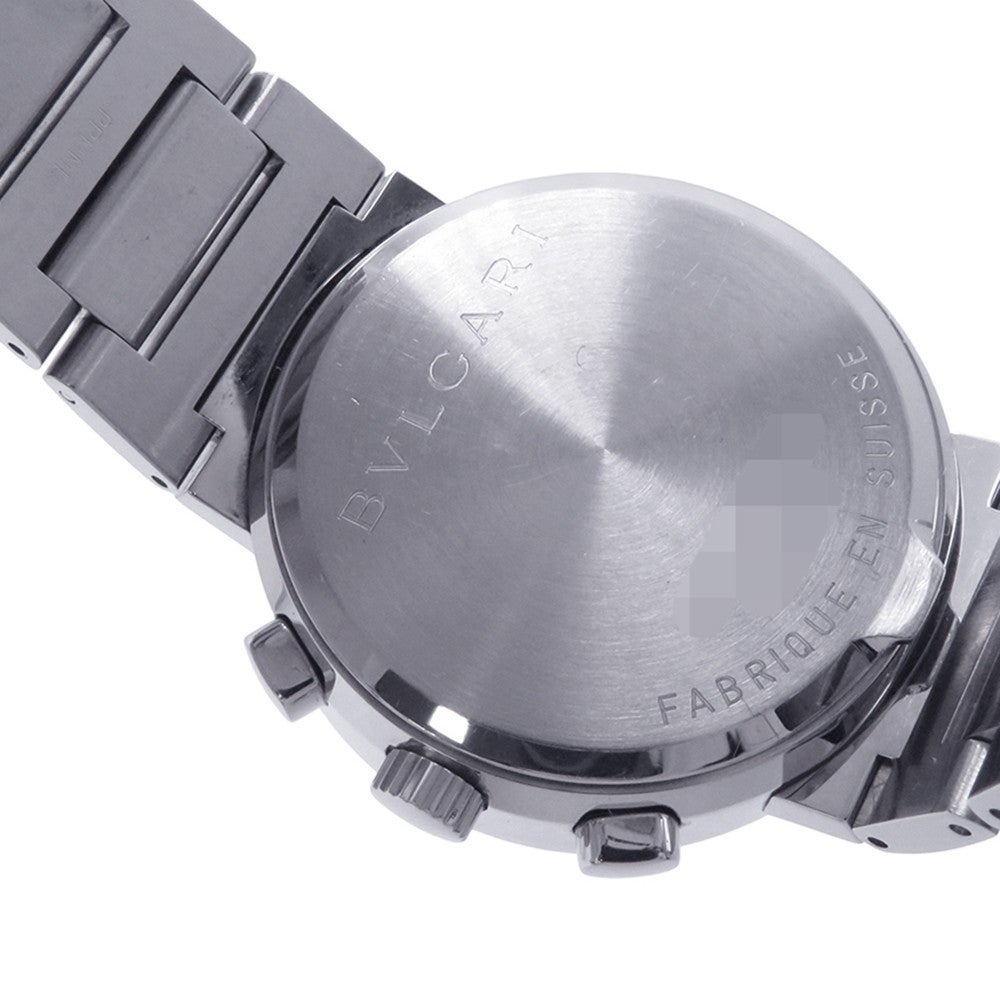 ブルガリ ブルガリブルガリ クロノグラフ BVLGARI 腕時計 黒文字盤