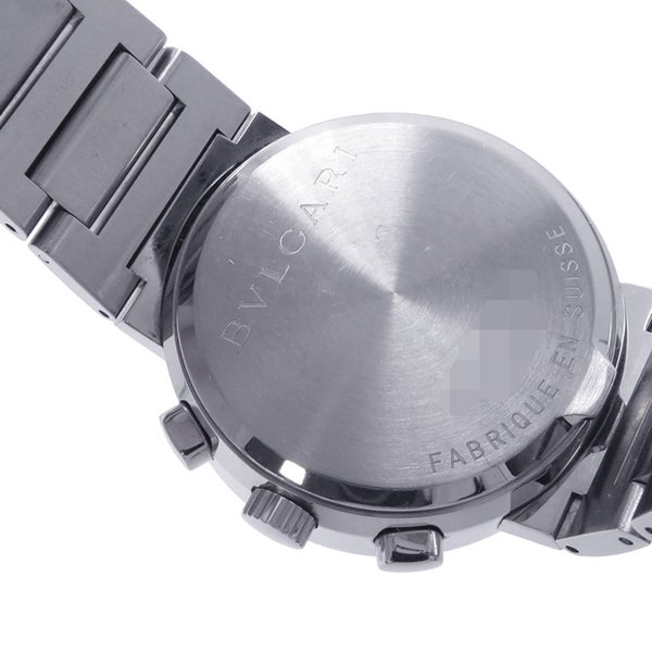 ブルガリ ブルガリブルガリ クロノグラフ BVLGARI 腕時計 黒文字盤