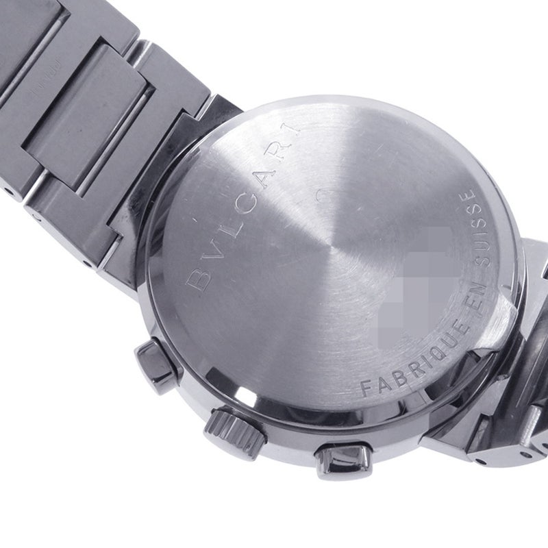ブルガリ ブルガリブルガリ クロノグラフ BVLGARI 腕時計 黒文字盤