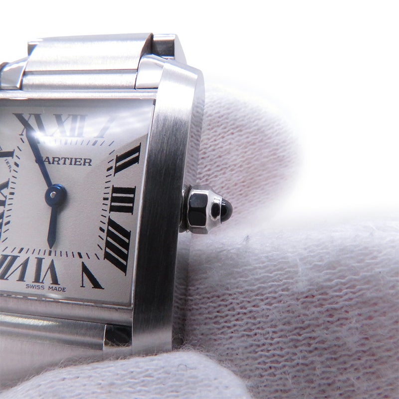 カルティエ タンク フランセーズ SM W51008Q3 Cartier 腕時計 アイボリー文字盤 レディース クォーツ