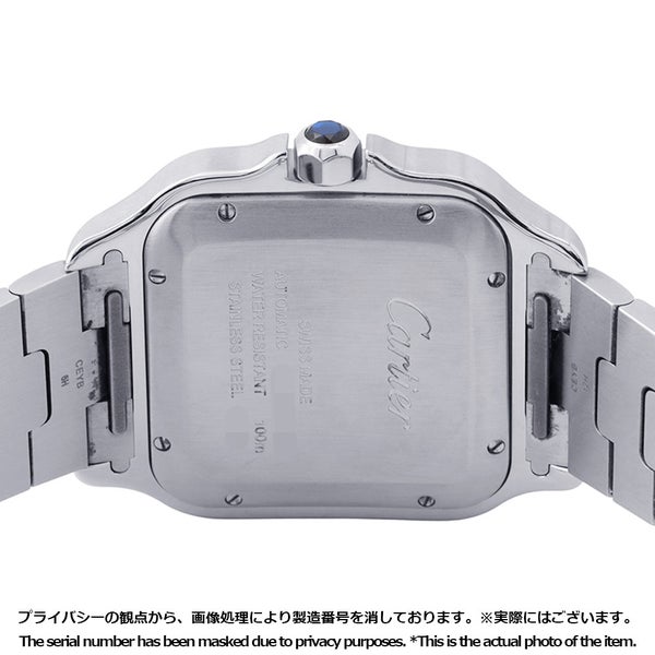 カルティエ サントス ドゥ カルティエ LM WSSA0009 Cartier 腕時計 シルバー文字盤