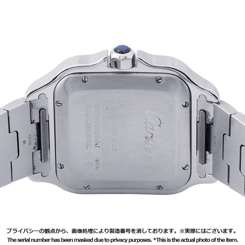 カルティエ サントス ドゥ カルティエ LM WSSA0009 Cartier 腕時計 シルバー文字盤