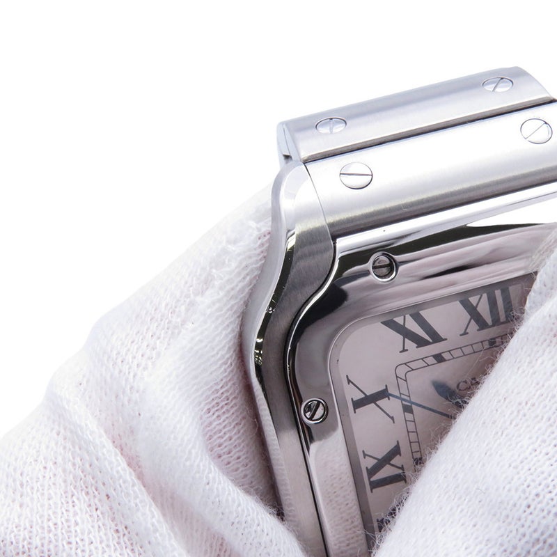 カルティエ サントス ドゥ カルティエ LM WSSA0009 Cartier 腕時計 シルバー文字盤