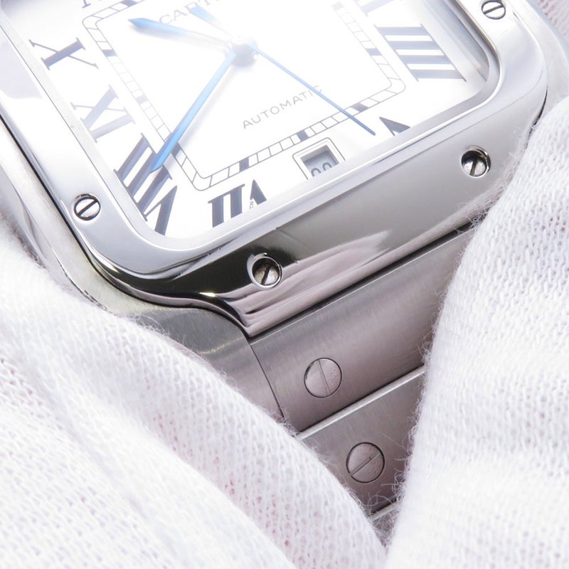 カルティエ サントス ドゥ カルティエ LM WSSA0009 Cartier 腕時計 シルバー文字盤