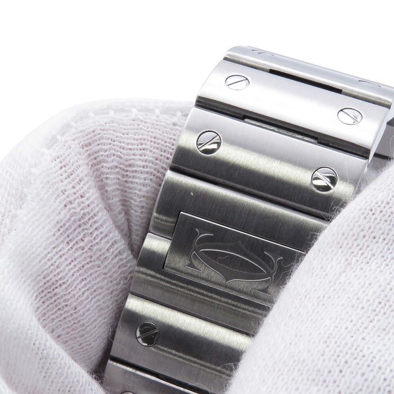 カルティエ サントス ドゥ カルティエ LM WSSA0009 Cartier 腕時計 シルバー文字盤