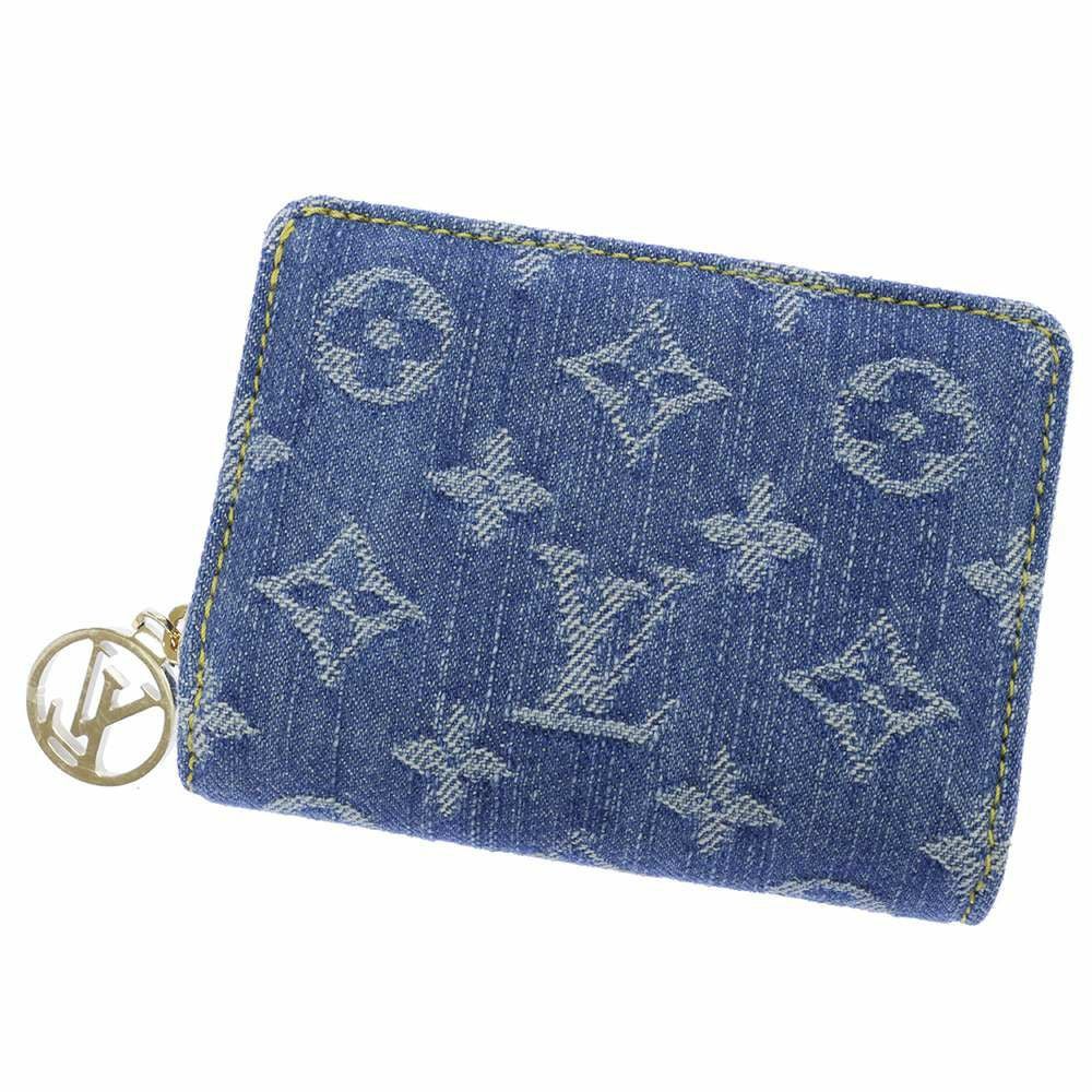 ☆3日間限定 SALE LOUIS VUITTON M83160二つ折り財布 ルイヴィトン 二つ折り財布 モノグラム・デニム ポルトフォイユ・ルー