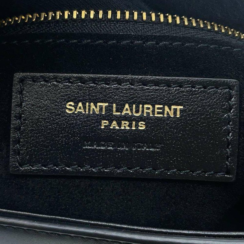 サンローランパリ ショルダーバッグ ル・サンカセット レザー 657228 SAINT LAURENT PARIS ワンショルダー 黒