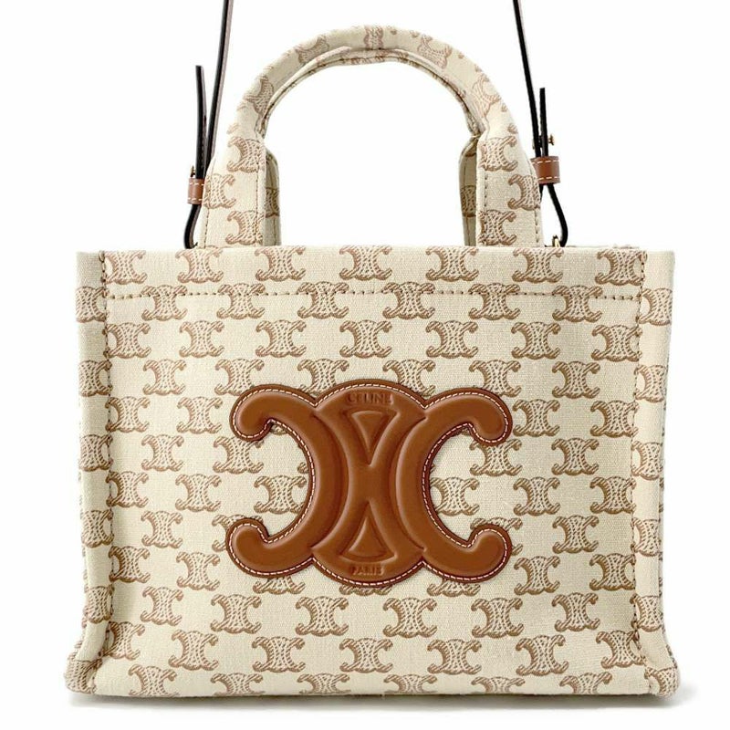 セリーヌ ハンドバッグ カバ タイス キャンバス スモール 199162 CELINE 2wayショルダーバッグ