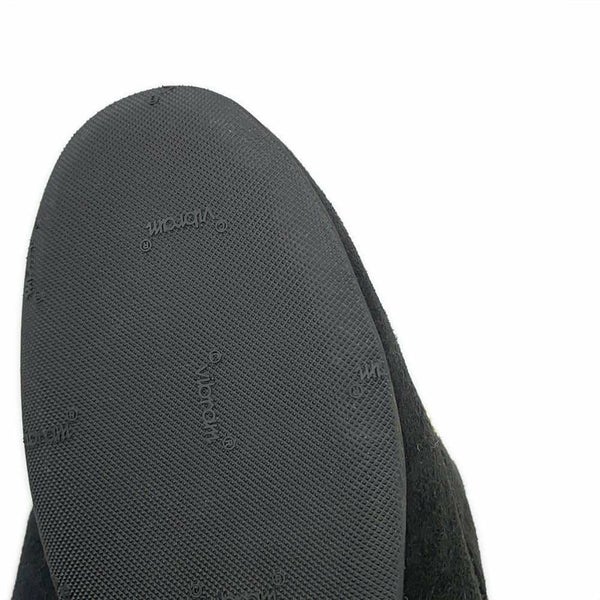 シャネル ローファー ココマーク チェーン スエード レディースサイズ37C G32955 CHANEL 靴 黒