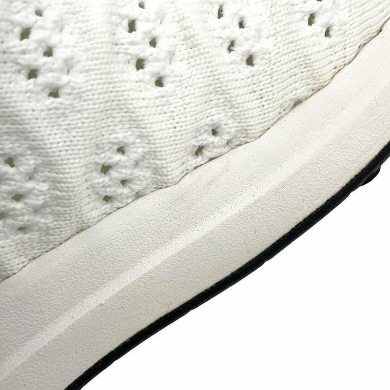 シャネル スニーカー ココマーク ニット レディースサイズ37 CHANEL 靴 白