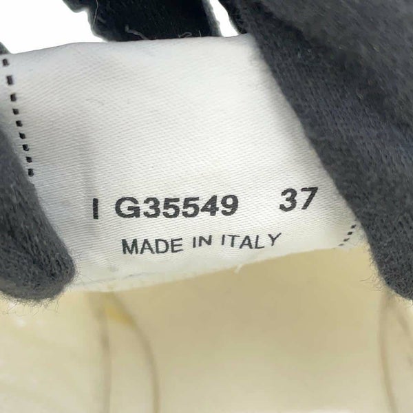 シャネル スニーカー ココマーク ニット レディースサイズ37 CHANEL 靴 白