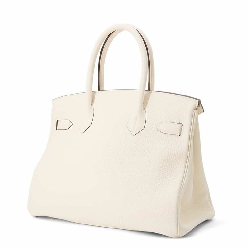 エルメス バーキン30 ナタ/シルバー金具 トリヨンクレマンス U刻印 HERMES Birkin ハンドバッグ