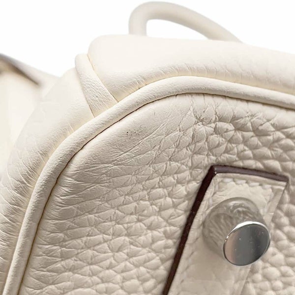 エルメス バーキン30 ナタ/シルバー金具 トリヨンクレマンス U刻印 HERMES Birkin ハンドバッグ