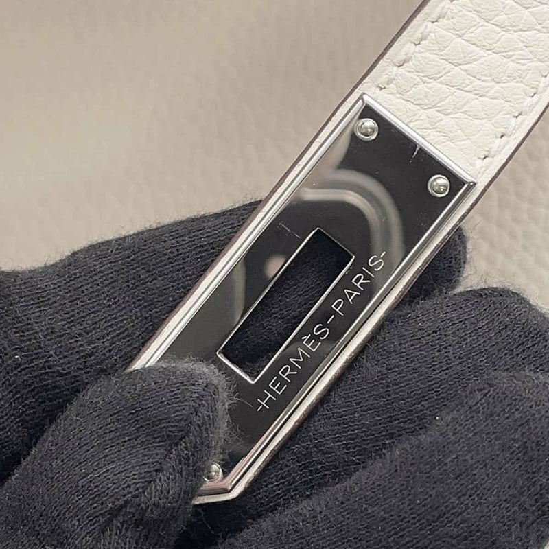 エルメス バーキン30 ナタ/シルバー金具 トリヨンクレマンス U刻印 HERMES Birkin ハンドバッグ