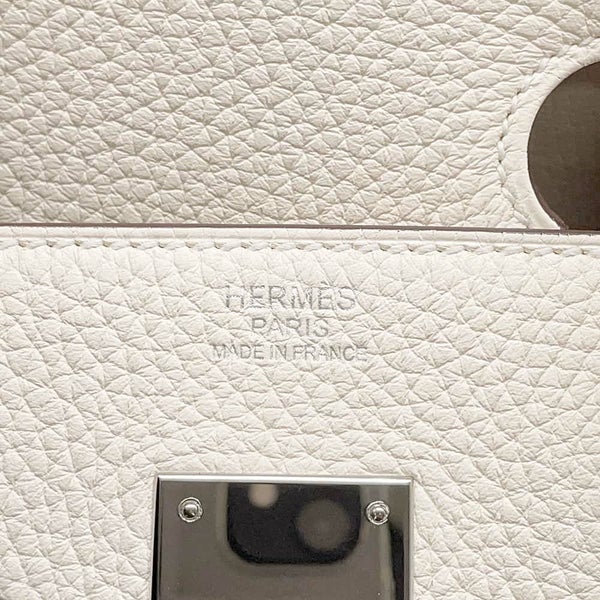 エルメス バーキン30 ナタ/シルバー金具 トリヨンクレマンス U刻印 HERMES Birkin ハンドバッグ