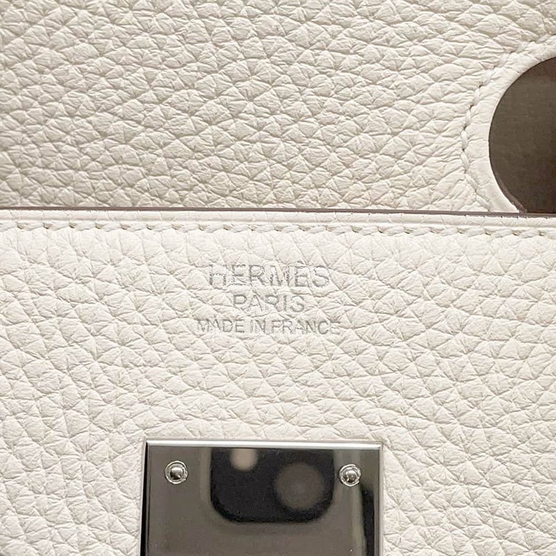 エルメス バーキン30 ナタ/シルバー金具 トリヨンクレマンス U刻印 HERMES Birkin ハンドバッグ