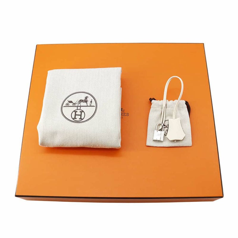エルメス バーキン30 ナタ/シルバー金具 トリヨンクレマンス U刻印 HERMES Birkin ハンドバッグ